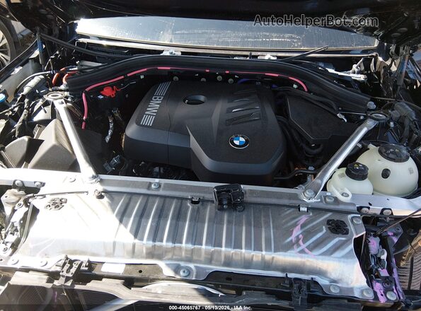 5UX53GP06S9017233 2025 BMW X3 Black Widok z tyłu