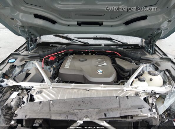 5UX53GP06S9Z02726 2025 BMW X3 Бирюзовый Вид сзади