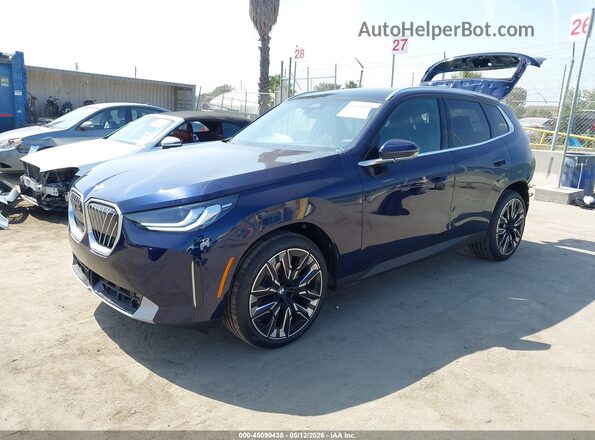 5UX53GP07T9320359 2026 BMW X3 Blue Vista tres cuartos delantera izquierda