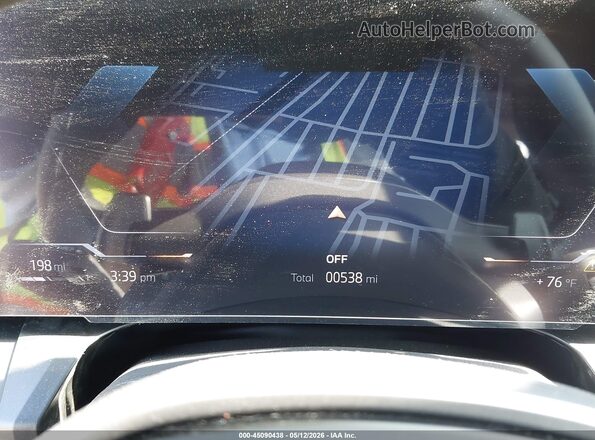 5UX53GP07T9320359 2026 BMW X3 Blue Vista de los asientos traseros