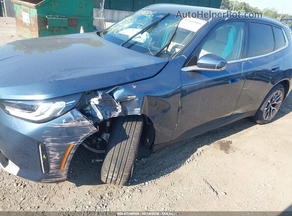 5UX53GP09S9031210 2025 BMW X3 Blue Widok z przodu