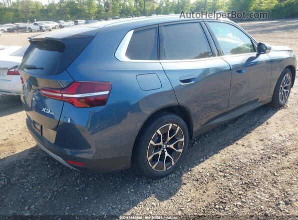 5UX53GP09S9031210 2025 BMW X3 Blue Tył prawy