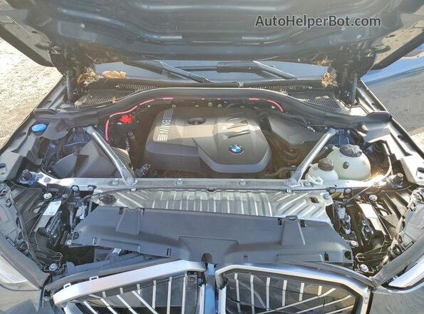 5UX53GP09S9088507 2025 BMW X3 Blue Engine compartment view