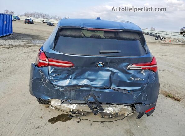 5UX53GP09S9088507 2025 BMW X3 Blue Rear view