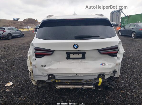 5UX83DP04N9K05992 2022 BMW X3 White 