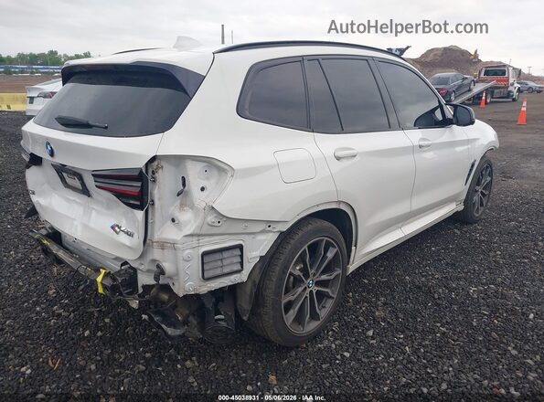 5UX83DP04N9K05992 2022 BMW X3 White Trasero derecho