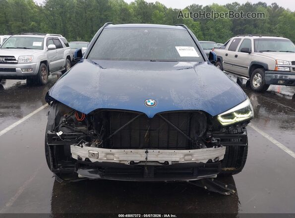 5UXCR4C01LLT19897 2020 BMW X5 Blue Սարքավորումների վահանակի տեսք