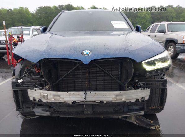 5UXCR4C01LLT19897 2020 BMW X5 Blue Դիմացի տեսք