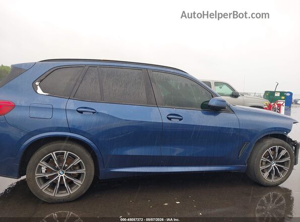5UXCR4C01LLT19897 2020 BMW X5 Blue Սալոնի հետևի տեսք
