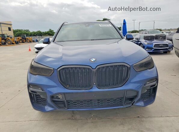 5UXCR4C08L9C64283 2020 BMW X5 Blue 