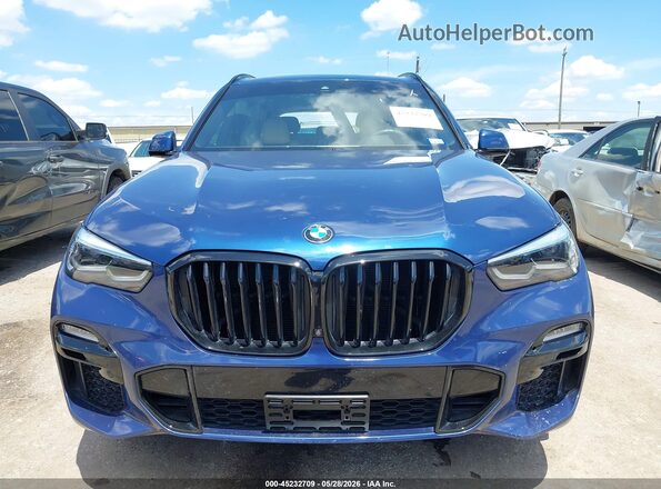 5UXCR4C08M9E00963 2021 BMW X5 Blue Սարքավորումների վահանակի տեսք