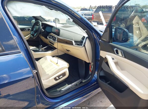 5UXCR4C08M9E00963 2021 BMW X5 Blue Սալոնի դիմացի տեսք