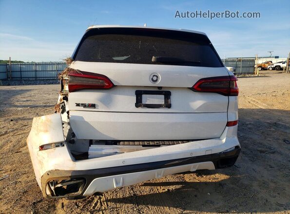 5UXCR6C01L9B20022 2020 BMW X5 White Vista trasera