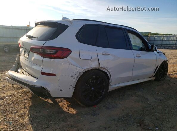 5UXCR6C01L9B20022 2020 BMW X5 White Trasero derecho