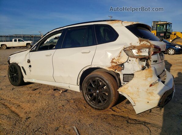 5UXCR6C01L9B20022 2020 BMW X5 White Trasero izquierdo