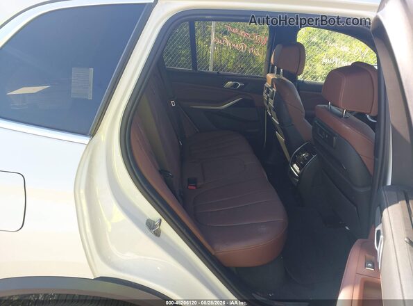 5UXCR6C07LLL65469 2020 BMW X5 White VIN sticker view