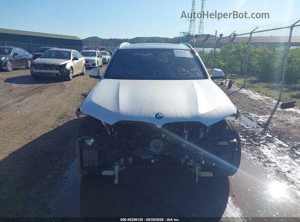 5UXCR6C07LLL65469 2020 BMW X5 White Rear interior view