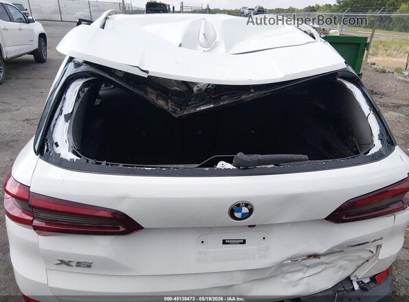 5UXCR6C0XP9P23263 2023 BMW X5 White Dashboard view