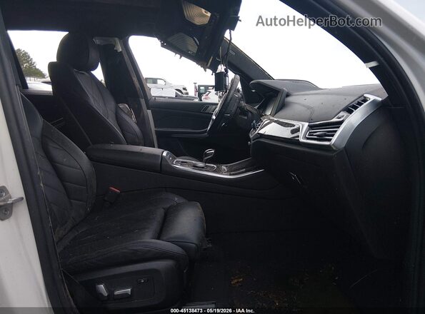 5UXCR6C0XP9P23263 2023 BMW X5 White Front interior view
