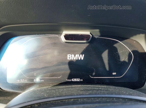 5UXCR6C53KLL06669 2019 BMW X5 Black Вид щитка приладів