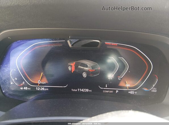 5UXCR6C54KLL00685 2019 BMW X5 Белый Вид задних сидений