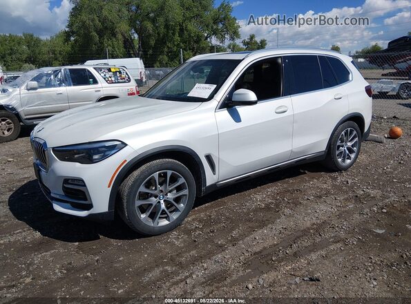 5UXCR6C54KLL11329 2019 BMW X5 Белый Передняя левая четверть