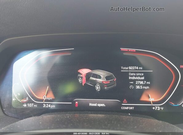 5UXCR6C54KLL11718 2019 BMW X5 Белый Вид задних сидений