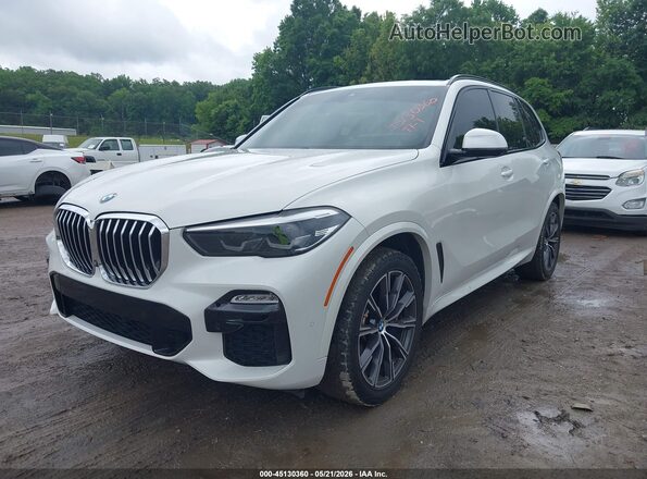 5UXCR6C54KLL11718 2019 BMW X5 Белый Передняя левая четверть