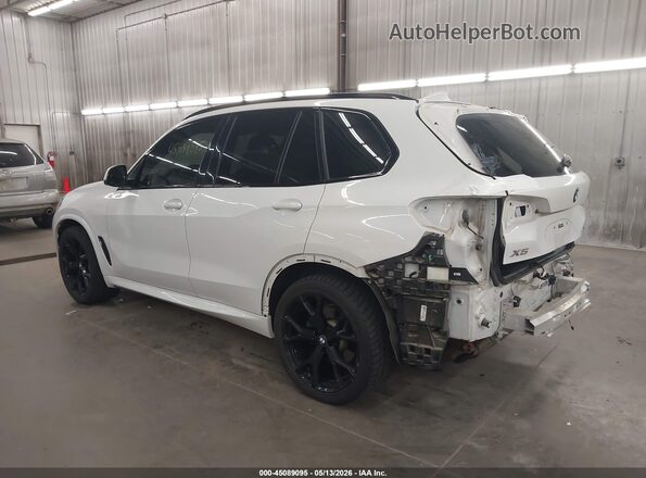 5UXCR6C55KLL62452 2019 BMW X5 White Trasero izquierdo