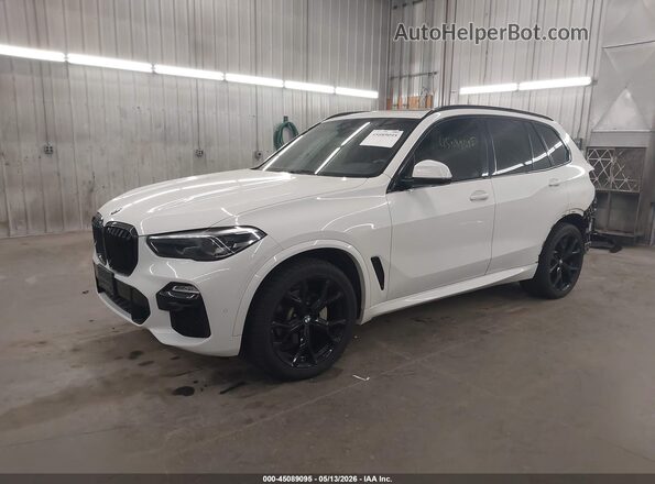 5UXCR6C55KLL62452 2019 BMW X5 White Vista tres cuartos delantera izquierda
