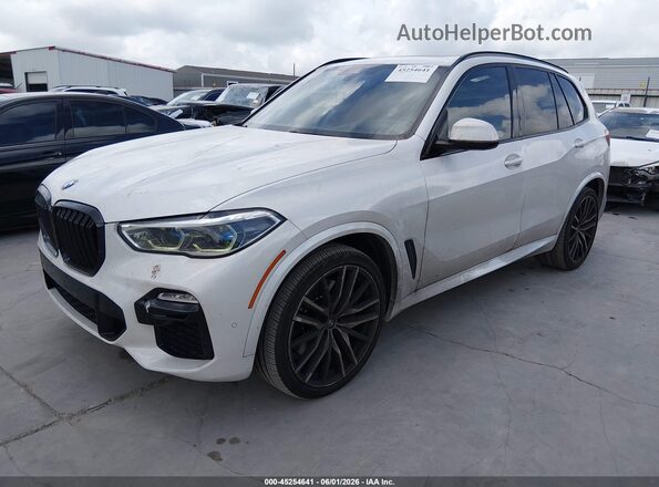 5UXCR6C56KLL12806 2019 BMW X5 White Передня ліва чверть