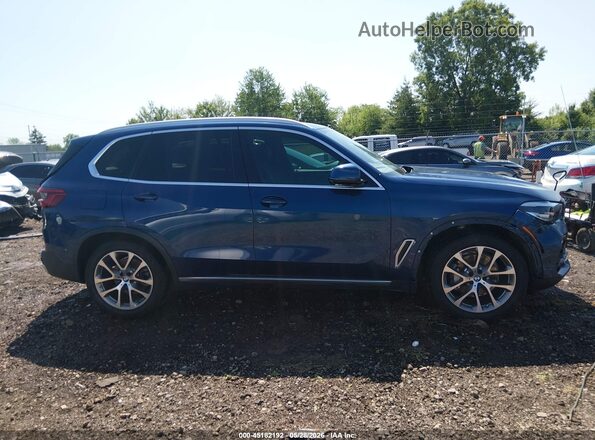 5UXCR6C58KLL12449 2019 BMW X5 Blue Vista interior trasera