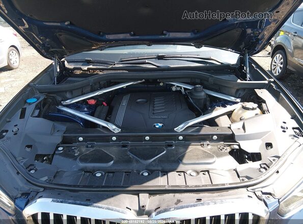 5UXCR6C58KLL12449 2019 BMW X5 Blue Vista trasera