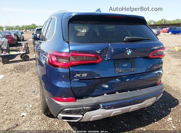 5UXCR6C58KLL12449 2019 BMW X5 Blue Vista frontal