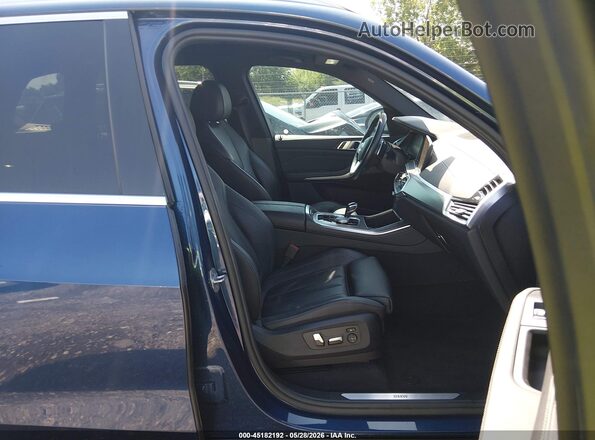 5UXCR6C58KLL12449 2019 BMW X5 Blue Vista interior delantera