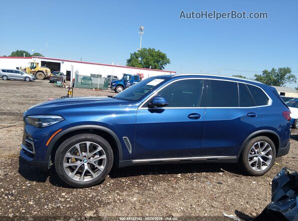 5UXCR6C58KLL12449 2019 BMW X5 Blue Vista interior de 360 grados