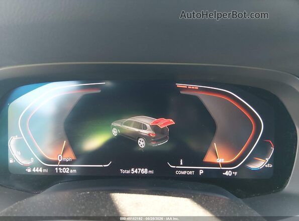5UXCR6C58KLL12449 2019 BMW X5 Blue Vista de los asientos traseros
