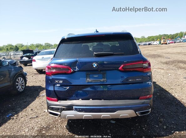 5UXCR6C58KLL12449 2019 BMW X5 Blue 