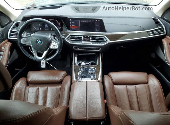 5UXCW2C00L9C34420 2020 BMW X7 Black Vista del salpicadero