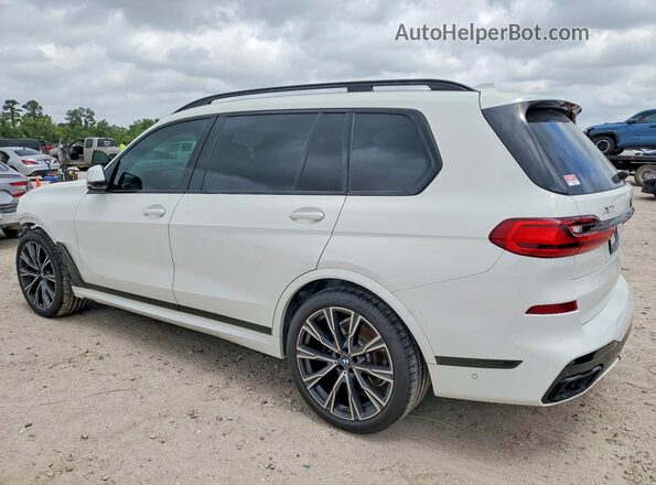 5UXCW2C01M9D89611 2021 BMW X7 White Rear left