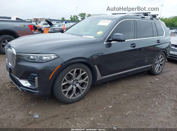 5UXCW2C01M9H51792 2021 BMW X7 Серый Передняя левая четверть