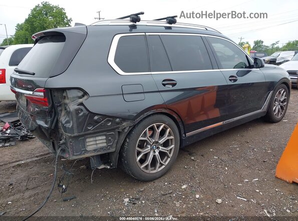 5UXCW2C01M9H51792 2021 BMW X7 Серый Задняя правая четверть