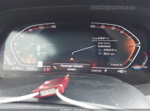 5UXCW2C01M9H51792 2021 BMW X7 Серый Вид задних сидений