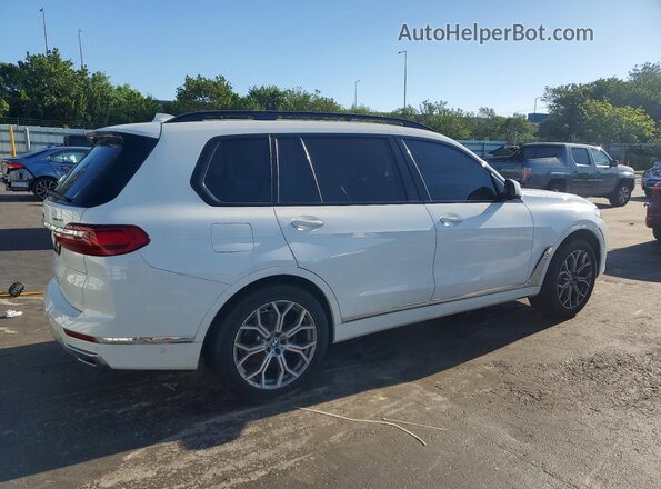 5UXCW2C02M9H35987 2021 BMW X7 White Tył prawy