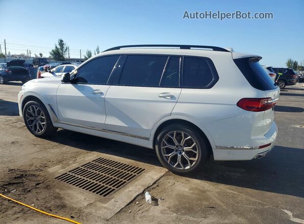 5UXCW2C02M9H35987 2021 BMW X7 White Tył lewy