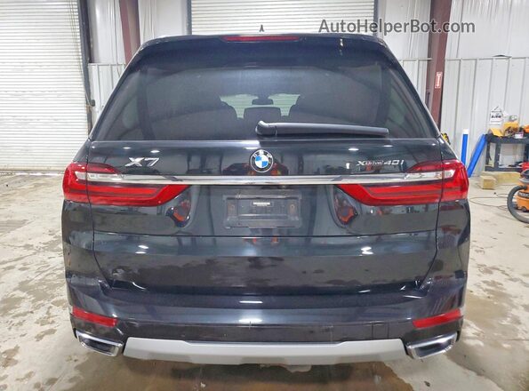 5UXCW2C02N9M47756 2022 BMW X7 Black Widok z tyłu