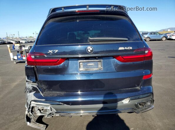 5UXCW2C04L9C37305 2020 BMW X7 Black Widok z tyłu