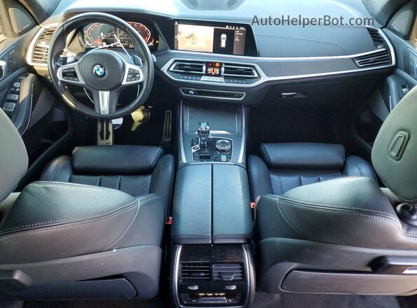5UXCW2C04L9C37305 2020 BMW X7 Black Widok deski rozdzielczej