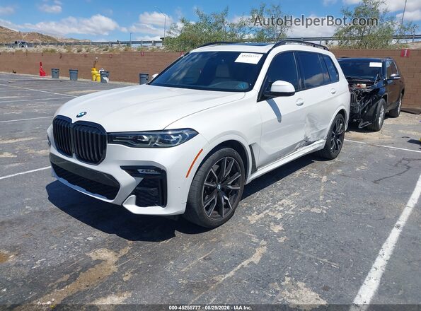 5UXCW2C05N9J76451 2022 BMW X7 White წინა მარცხენა ხედი სამი მეოთხედიდან