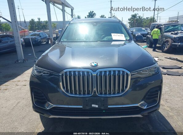 5UXCW2C06L9A03652 2020 BMW X7 Gray Սալոնի հետևի տեսք